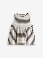 Monochrome Ribbed Vest 4 Pack (3mths-7yrs) - Image 2 of 7