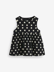 Monochrome Ribbed Vest 4 Pack (3mths-7yrs) - Image 5 of 7