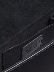 LK Bennett Black Patent Leather Cici Clutch Bag - Image 3 of 6