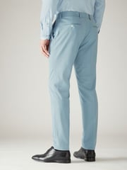 Light Blue Skinny Fit Motionflex Stretch Suit Trousers - Image 3 of 8