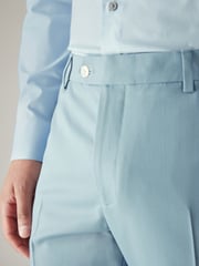 Light Blue Skinny Fit Motionflex Stretch Suit Trousers - Image 4 of 8