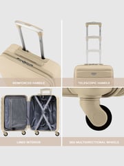 Flight Knight 55x40x20cm Ryanair Priority 4 Wheel ABS Hard Case Cabin Carry On Hand Luggage - Image 7 of 7
