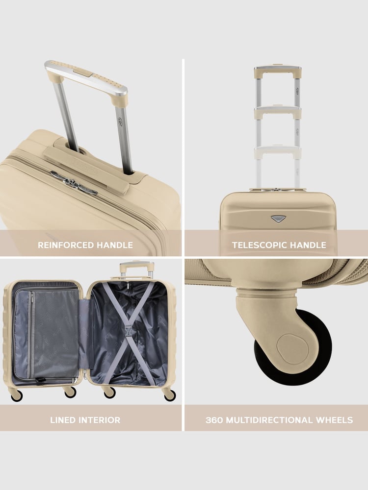 Flight Knight 55x40x20cm Ryanair Priority 4 Wheel ABS Hard Case Cabin Carry On Hand Luggage - Image 7 of 7