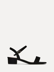 Linzi Black Kezzi Barely There Low Block Heeled Sandals - Image 2 of 5