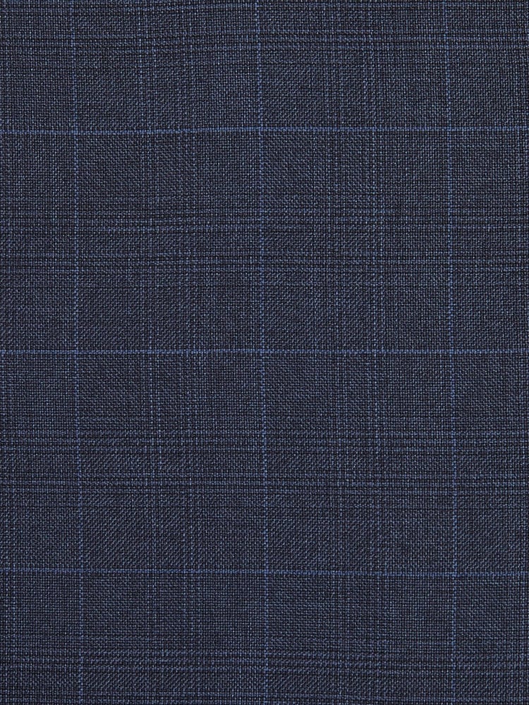 Mid Blue Check Suit Waistcoat - Image 8 of 8