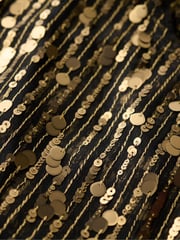 Superdry Gold Sheer Short Sleeve Sequin Top - Image 5 of 5