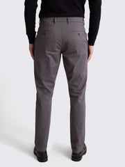 MOSS Grey Tailored Chino Trousers - Image 2 of 3