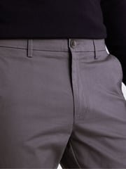 MOSS Grey Tailored Chino Trousers - Image 3 of 3