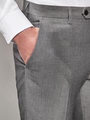 Light Grey Tailored Fit Suit Trousers - Image 4 of 5
