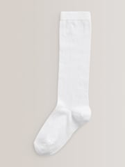 White Heart 3 Pack Cotton Rich Knee High Socks - Image 2 of 2