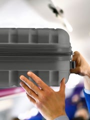 Flight Knight 55x40x20cm Ryanair Priority 4 Wheel ABS Hard Case Cabin Carry On Hand Luggage - Image 5 of 7