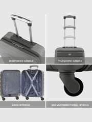 Flight Knight 55x40x20cm Ryanair Priority 4 Wheel ABS Hard Case Cabin Carry On Hand Luggage - Image 7 of 7