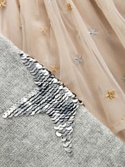Mint Velvet Grey Star Jumper and Mesh Dress Set - Image 11 of 12