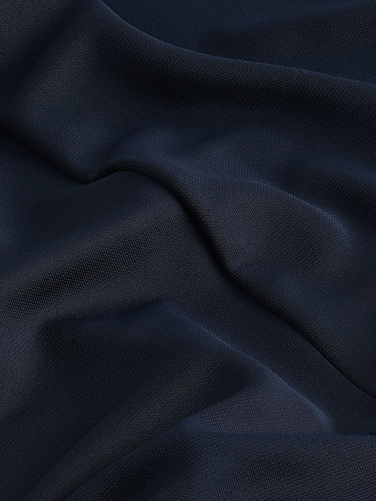 Navy Blue Square Neck Bridesmaid Maxi Dress - Image 7 of 7