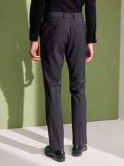 Charcoal Grey Skinny Check Suit Trousers - Image 2 of 9