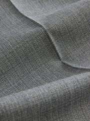Light Grey Slim Fit Textured Wool Suit Trousers - Image 7 of 8