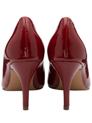 Lotus Red Stiletto Heel Patent Court Shoes - Image 3 of 4