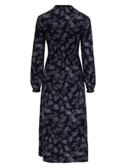 Pour Moi Blue Bridget Slinky Jersey Long Sleeve Midi Dress - Image 4 of 4