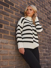 PixieGirl Petite White Cut About Jumper - Image 1 of 7