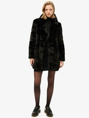 Superdry Black Long Sleeve High Neck Mini Dress - Image 3 of 6