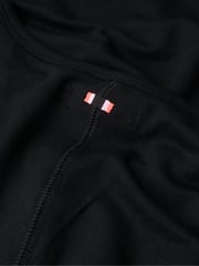 Superdry Black Henley Long Sleeve Midi Dress - Image 6 of 6