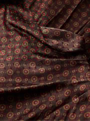 Superdry Geo Tile Orange Mini Cowl Neck Jacquard Dress - Image 8 of 8