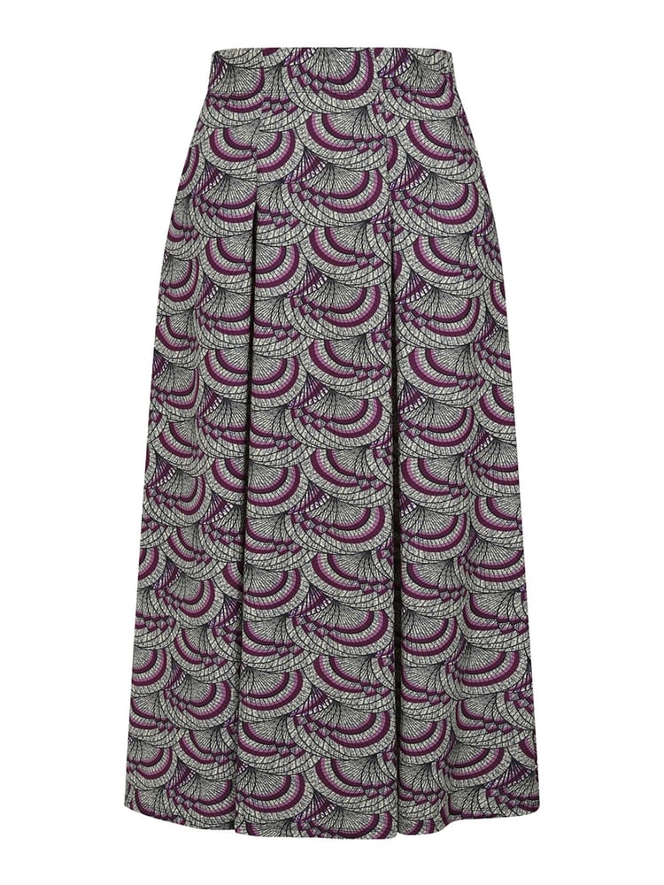 Hot Squash Box Pleat Maxi Skirt - Image 4 of 4