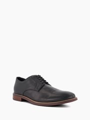 Dune London Black Standard Fit Stanleyy Soft Leather Gibson Shoes - Image 2 of 6