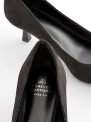 Black Forever Comfort Jewel Trim Kitten Heels - Image 8 of 10
