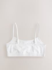 White Strappy Crop Tops 3 Pack (5-16yrs) - Image 2 of 5