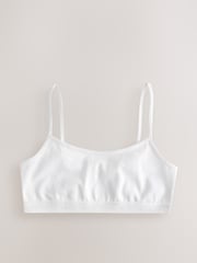 White Strappy Crop Tops 3 Pack (5-16yrs) - Image 3 of 5