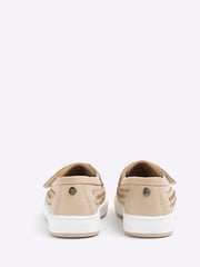 River Island Brown Boys Hybrid Weave Loafers - Image 3 of 4