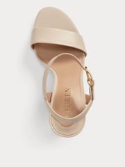 Lauren Ralph Lauren Gwen Nappa Leather Strap Heels - Image 3 of 4