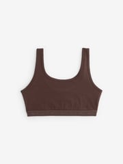Truffle Brown Crop Tops 3 Pack (5-16yrs) - Image 2 of 6