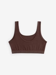 Truffle Brown Crop Tops 3 Pack (5-16yrs) - Image 3 of 6