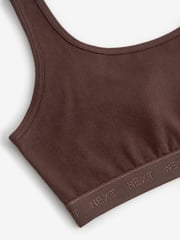Truffle Brown Crop Tops 3 Pack (5-16yrs) - Image 6 of 6