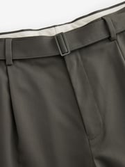 Sage Green EDIT Slouchy Style Suit Trousers - Image 7 of 9