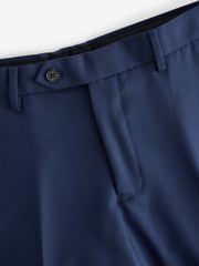 Bright Blue Tailored Fit Textured Suit Trousers - Image 9 of 9