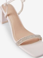 Nude Forever Comfort® Diamanté Block Heel Sandals - Image 7 of 7