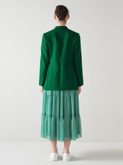 LK Bennett Green Mariner Jacket With Viscose - Image 3 of 6