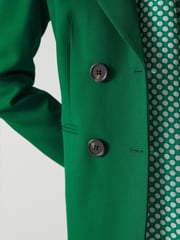 LK Bennett Green Mariner Jacket With Viscose - Image 5 of 6