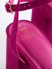 Pink Forever Comfort® Flare Platform Sandals - Image 6 of 6