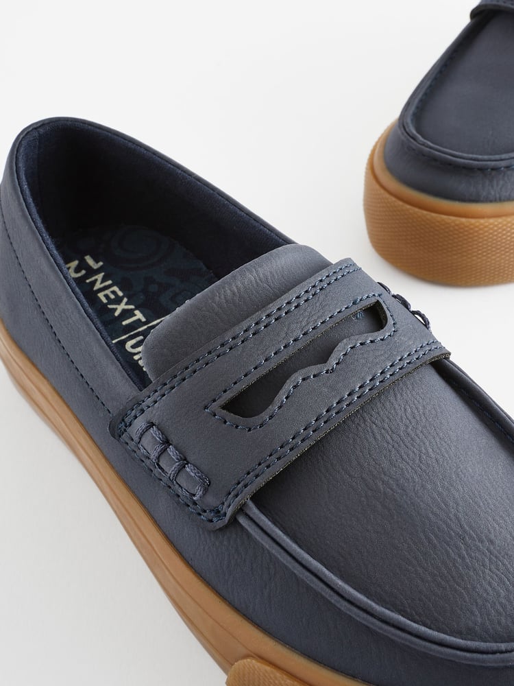 Navy Penny Loafers - Image 6 of 6