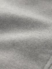 Light Grey Soft Touch Padded Harrington Jacket with Wool - Image 8 of 9