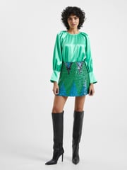 French Connection Adora Satin Top - Image 1 of 4