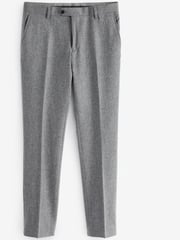 Grey Slim Signature Italian Fabric Suit Trousers - Image 6 of 9
