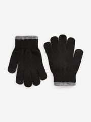 Black 3 Pack Touch Tip Magic Gloves (3-16yrs) - Image 2 of 2