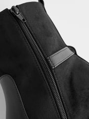 Black Forever Comfort® Buckle Detail Heeled Ankle Boots - Image 7 of 7