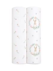 aden+anais Cream Essentials 100% Cotton Muslin Blanket 2 Packs - Image 2 of 4