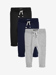 Multi 100% Cotton Lightweight Joggers 3 Pack (3mths-7yrs) - Image 1 of 6